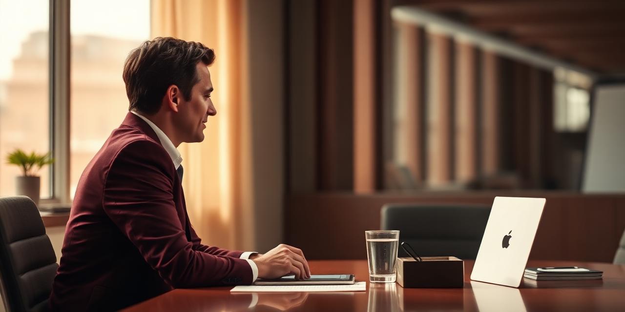 A negotiator across a table watching the other side's reaction